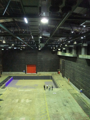 Movie sound stage in for Iron Sky